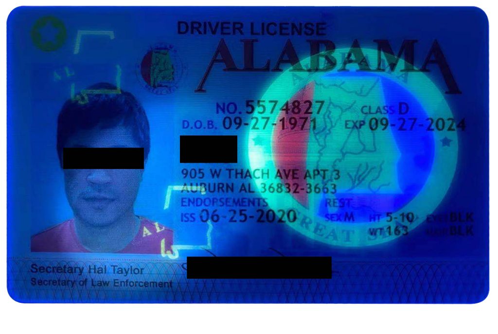 Alabama Fake Id