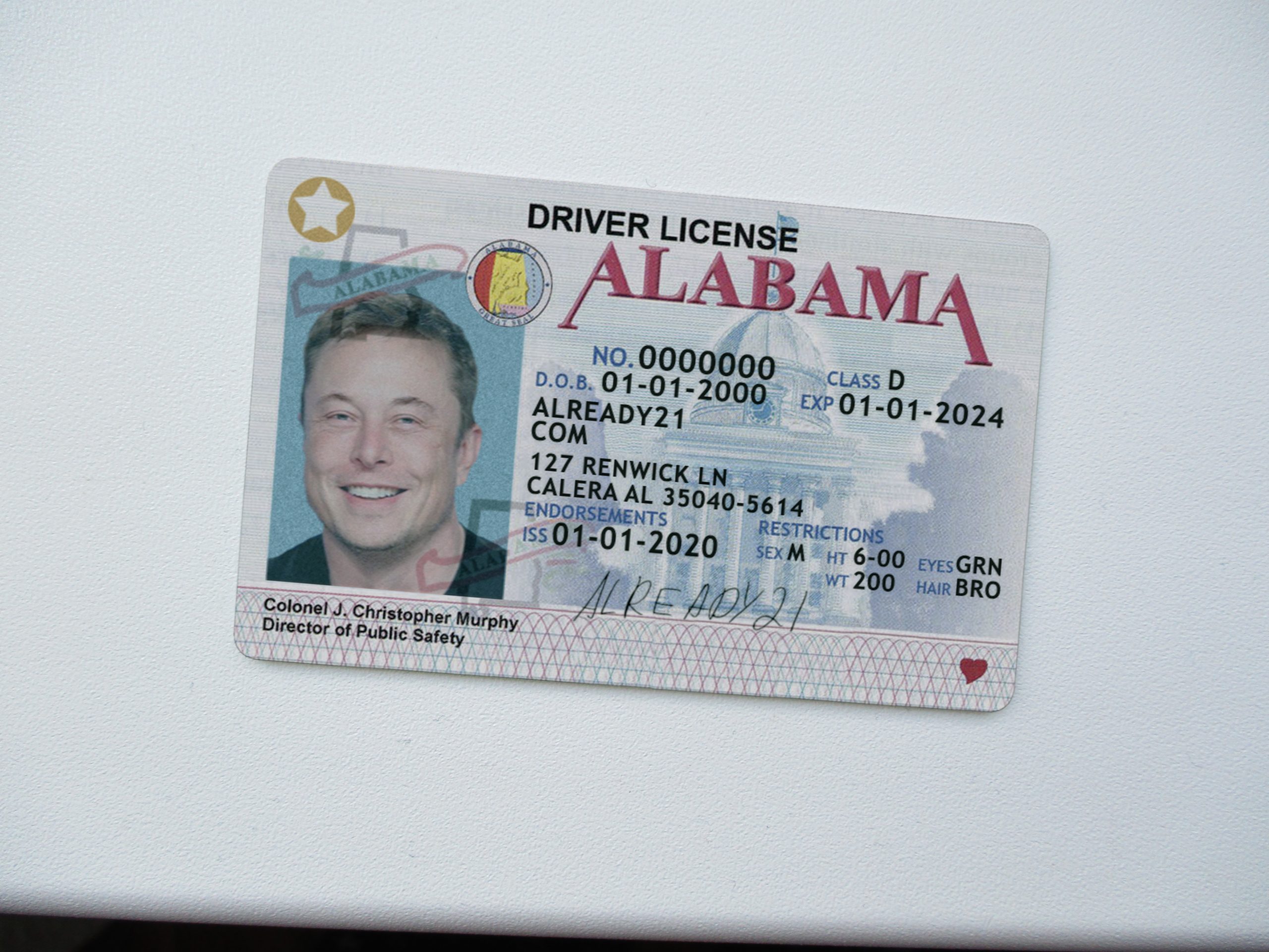 Alabama Fake Id Front And Back