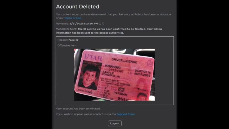 Alabama Fake Id Roblox