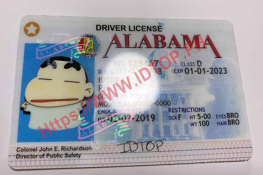 Alabama Scannable fake id