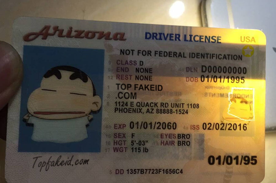 Arizona Fake Id Front And Back