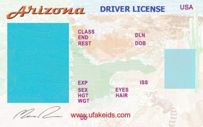 Arizona Fake Id Front And Back