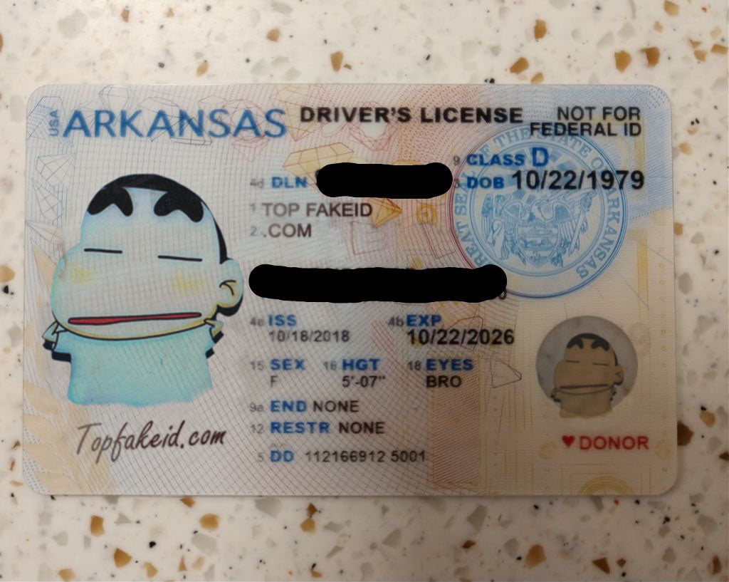 Arkansas Fake Id Front And Back