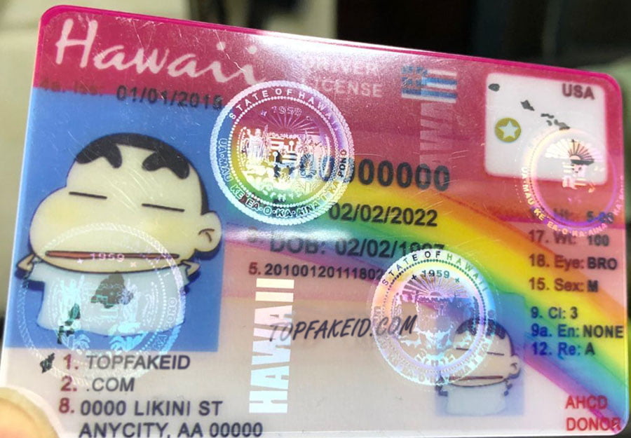 Best Hawaii Fake Id