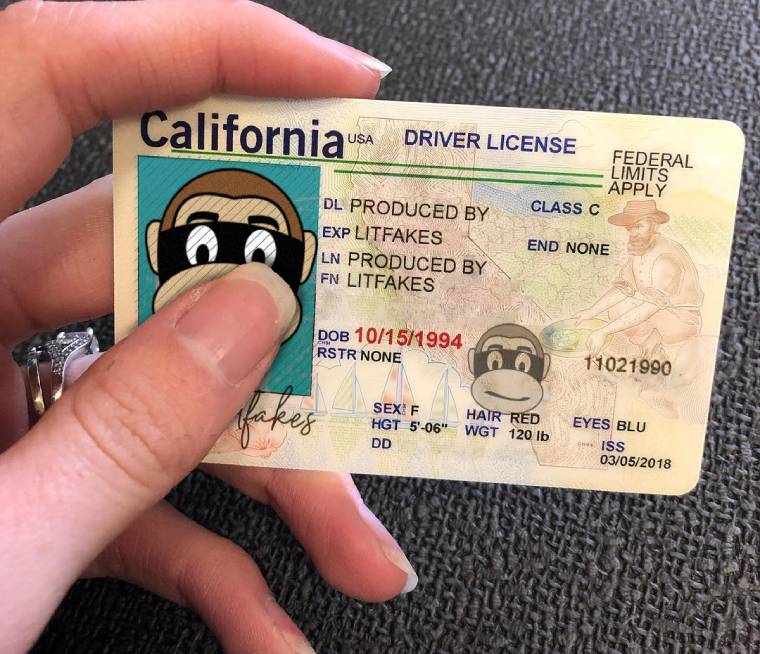 California Fake Id Front And Back