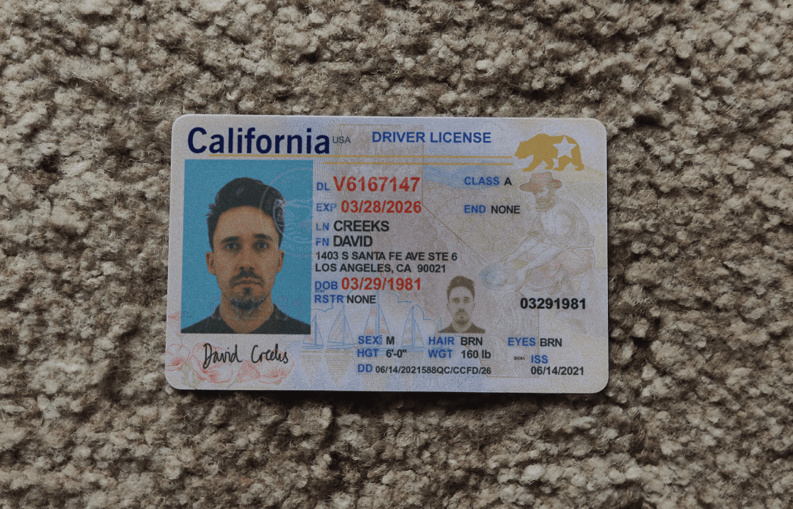 california fake id generator