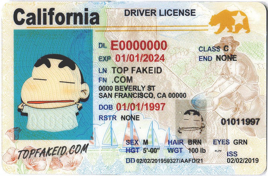 California Scannable fake id