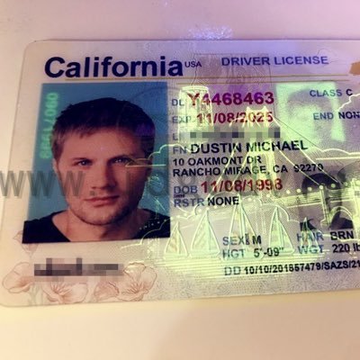 California Scannable fake id