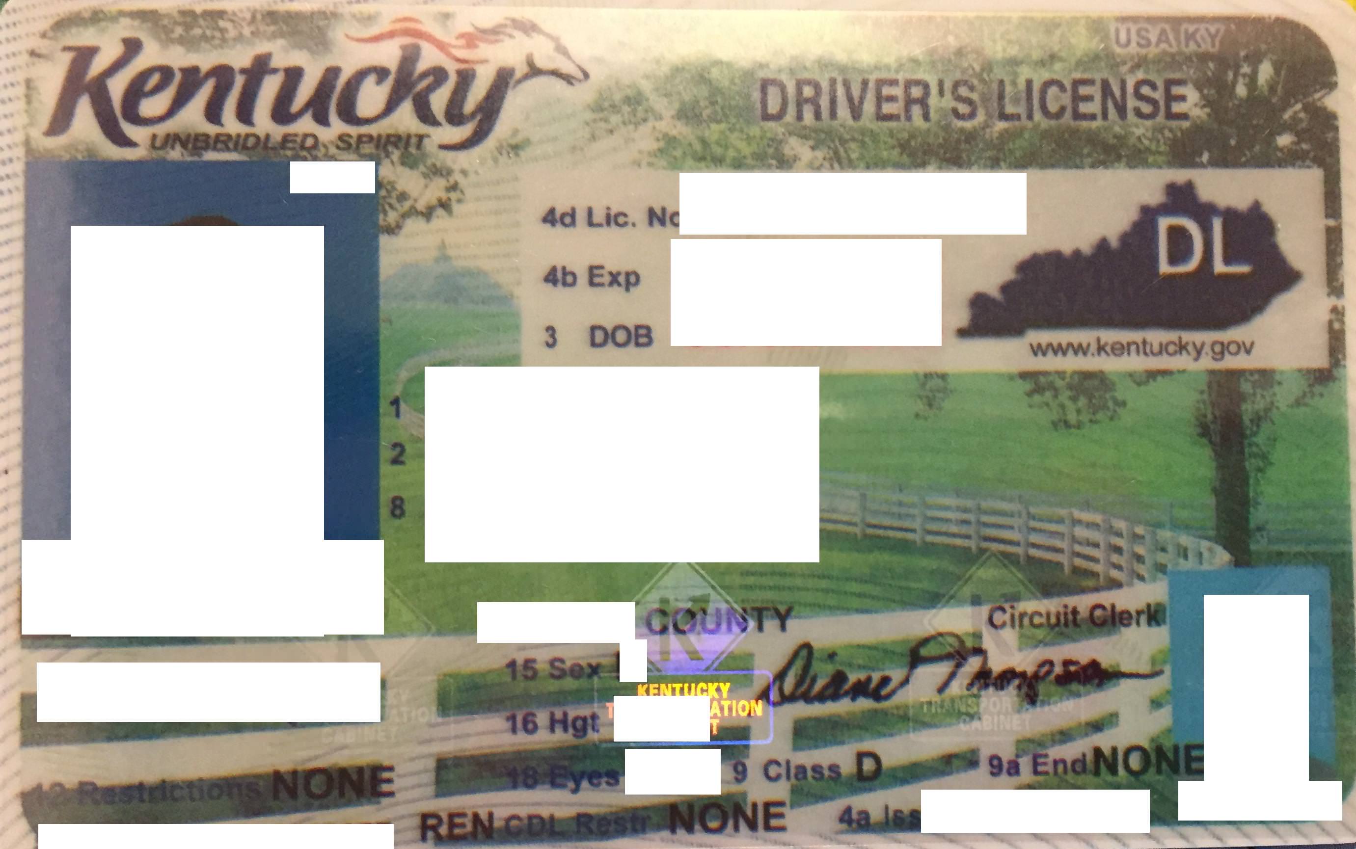 Cheap Kentucky Fake Id