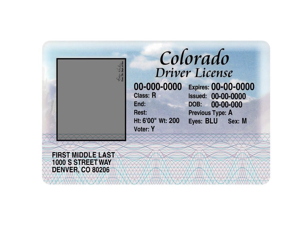 Colorado Fake Id Templates