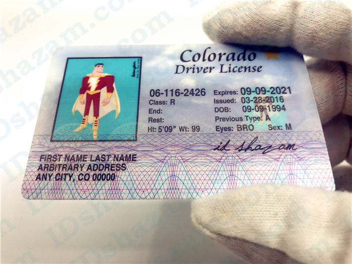 Colorado Scannable fake id