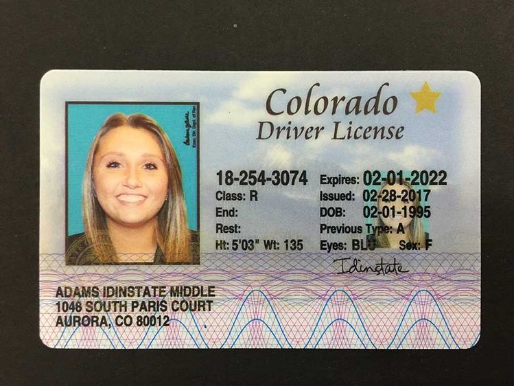 Colorado Scannable fake id