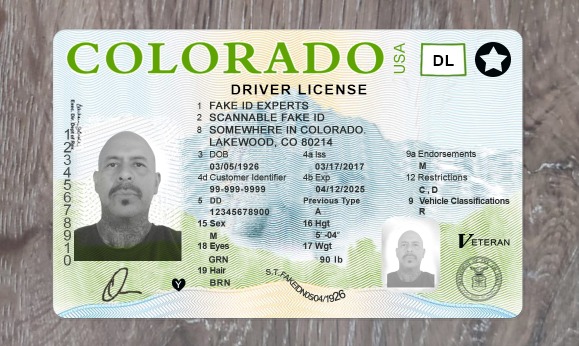 Colorado Scannable fake id