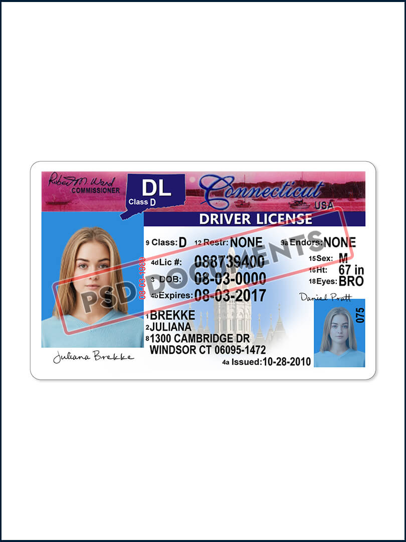 Connecticut Fake Id Templates