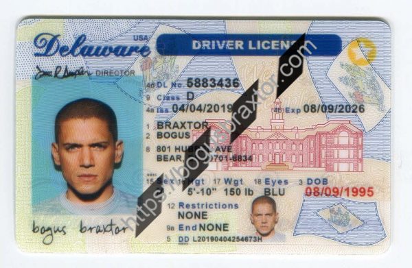 Delaware Fake Id Front And Back