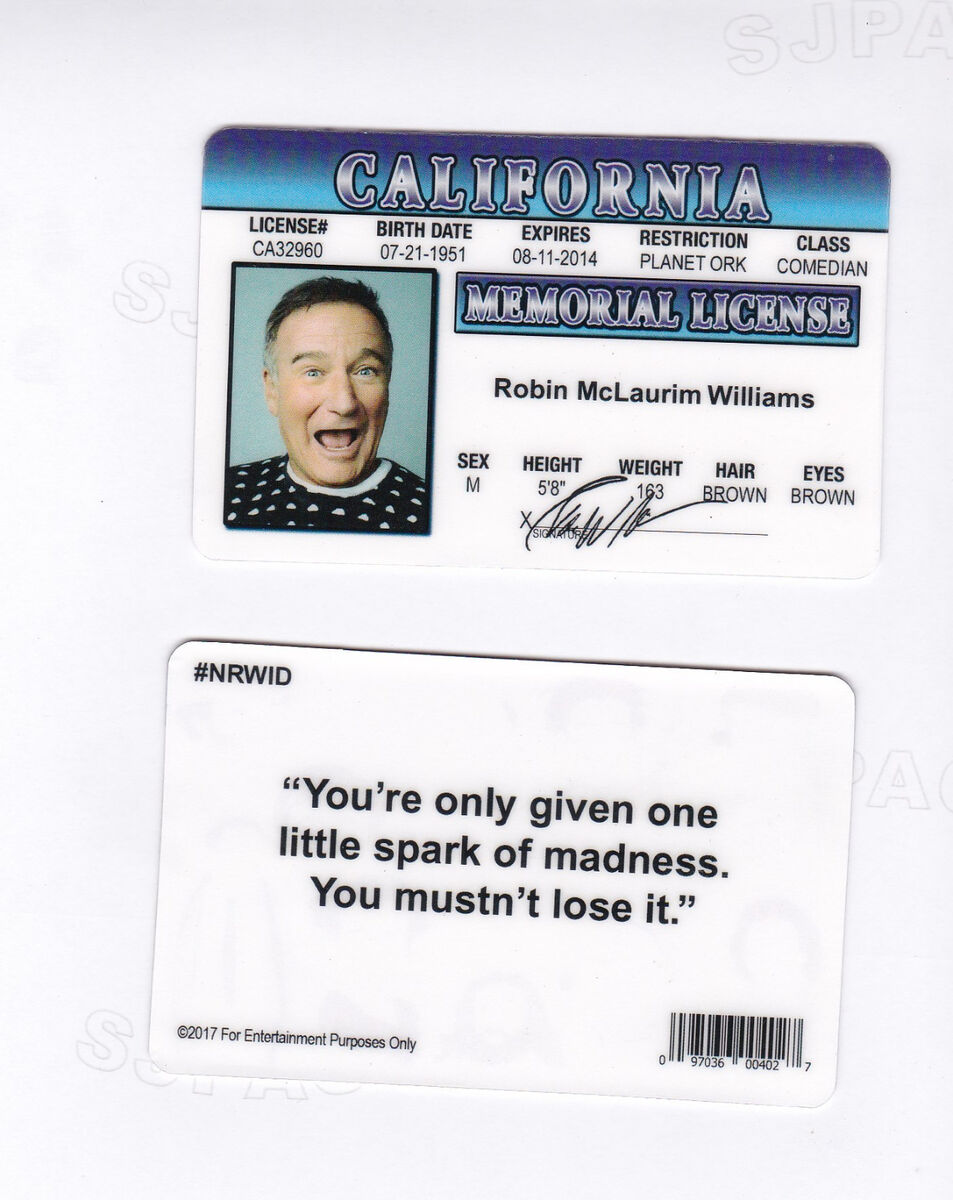 fake california id card