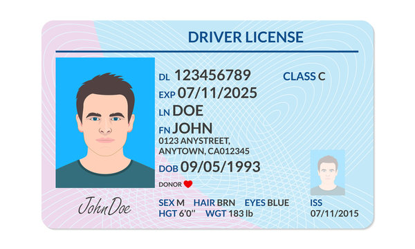 fake california id template