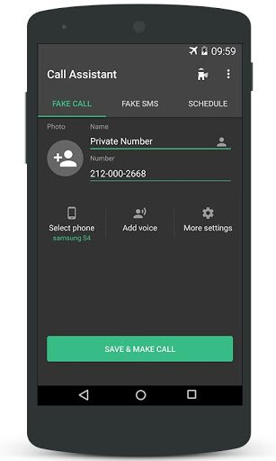 fake call id