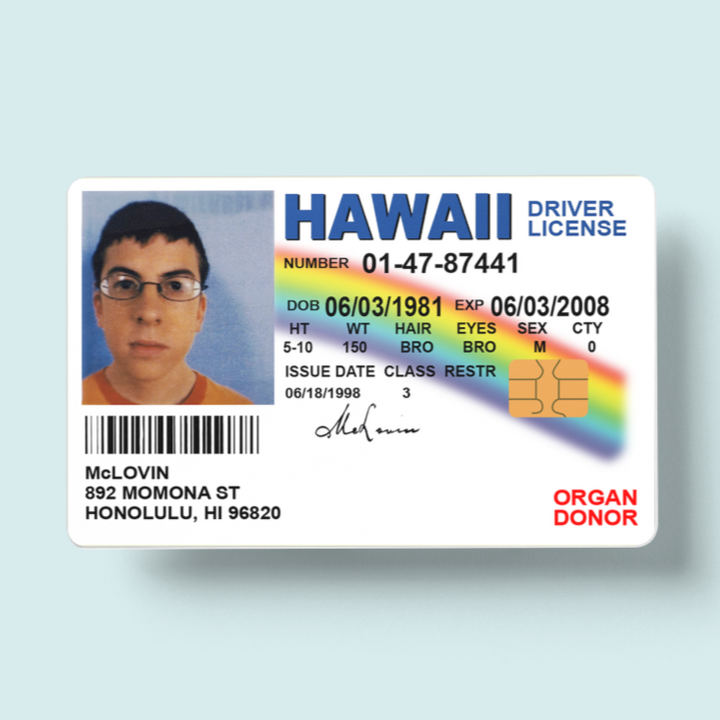 fake id background