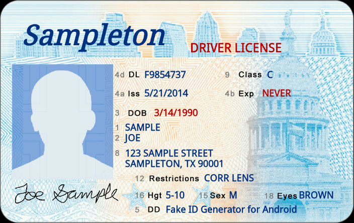 Fake Id Card Templates