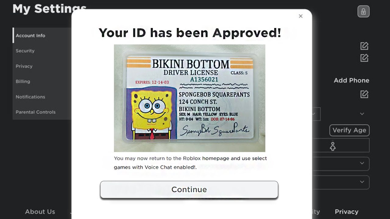 fake id for roblox age verification