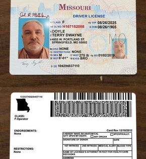 fake id front and back