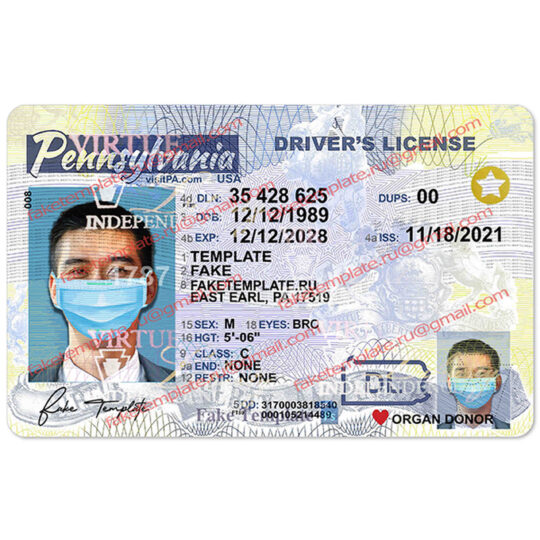 fake pa id