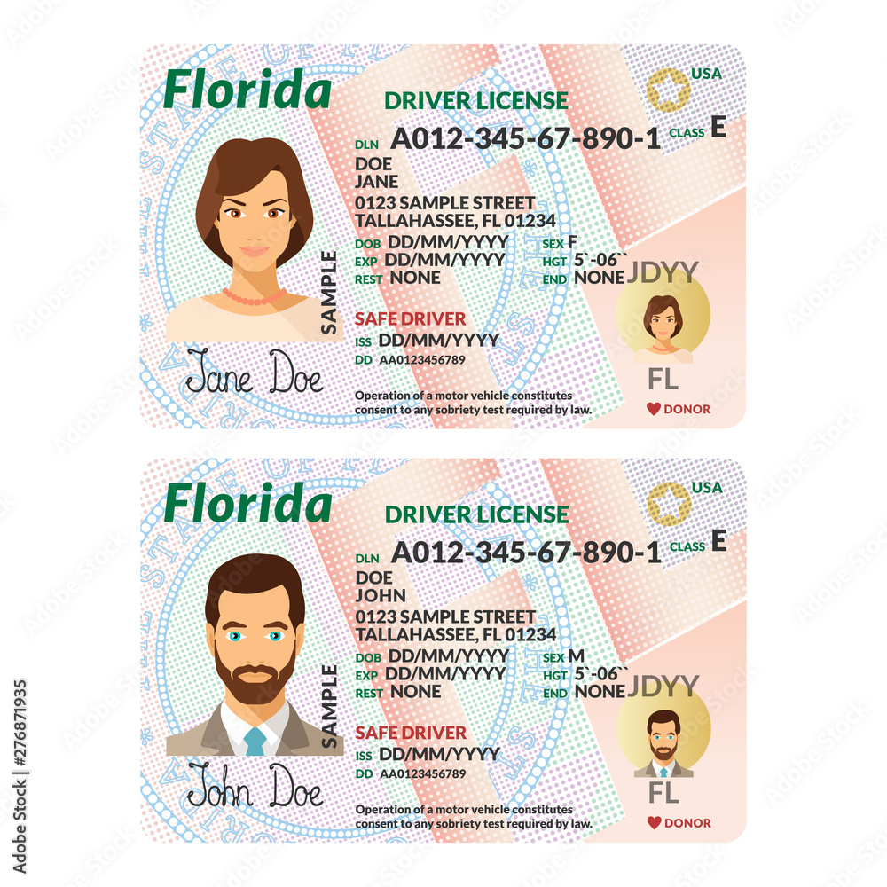 Florida Fake Id Templates