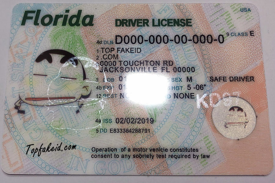 Florida Scannable fake id