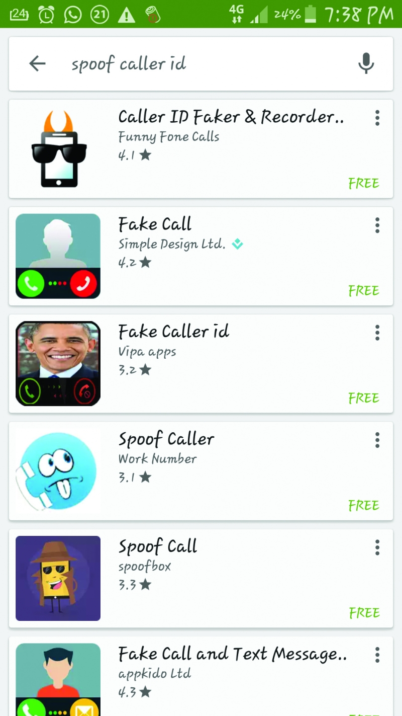 free caller id faker