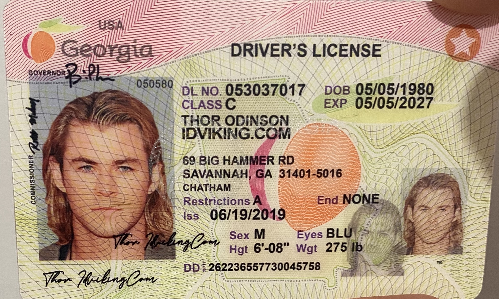 Georgia Fake Id Templates