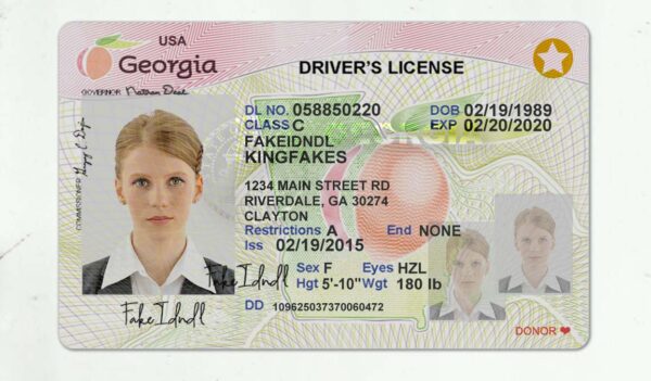 Georgia fake id
