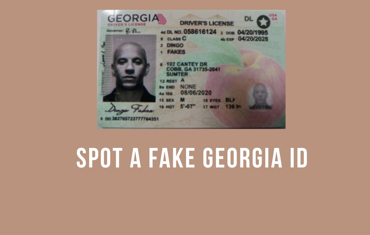 Georgia Scannable fake id