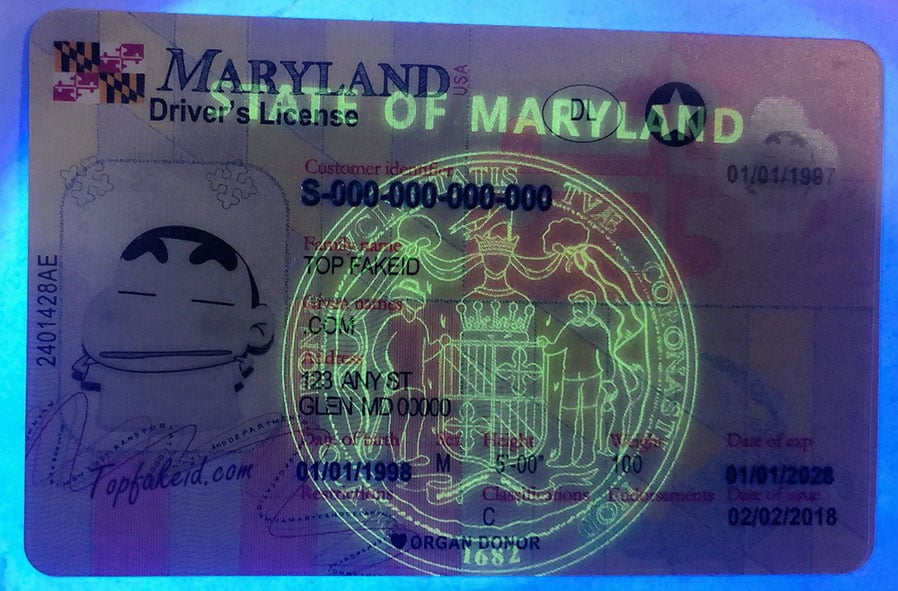 How Much Is A Maryland Fake Id