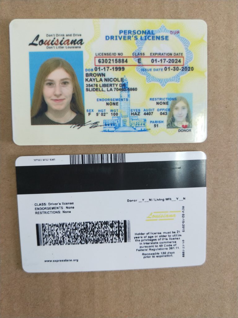 How To Make A Louisiana Fake Id