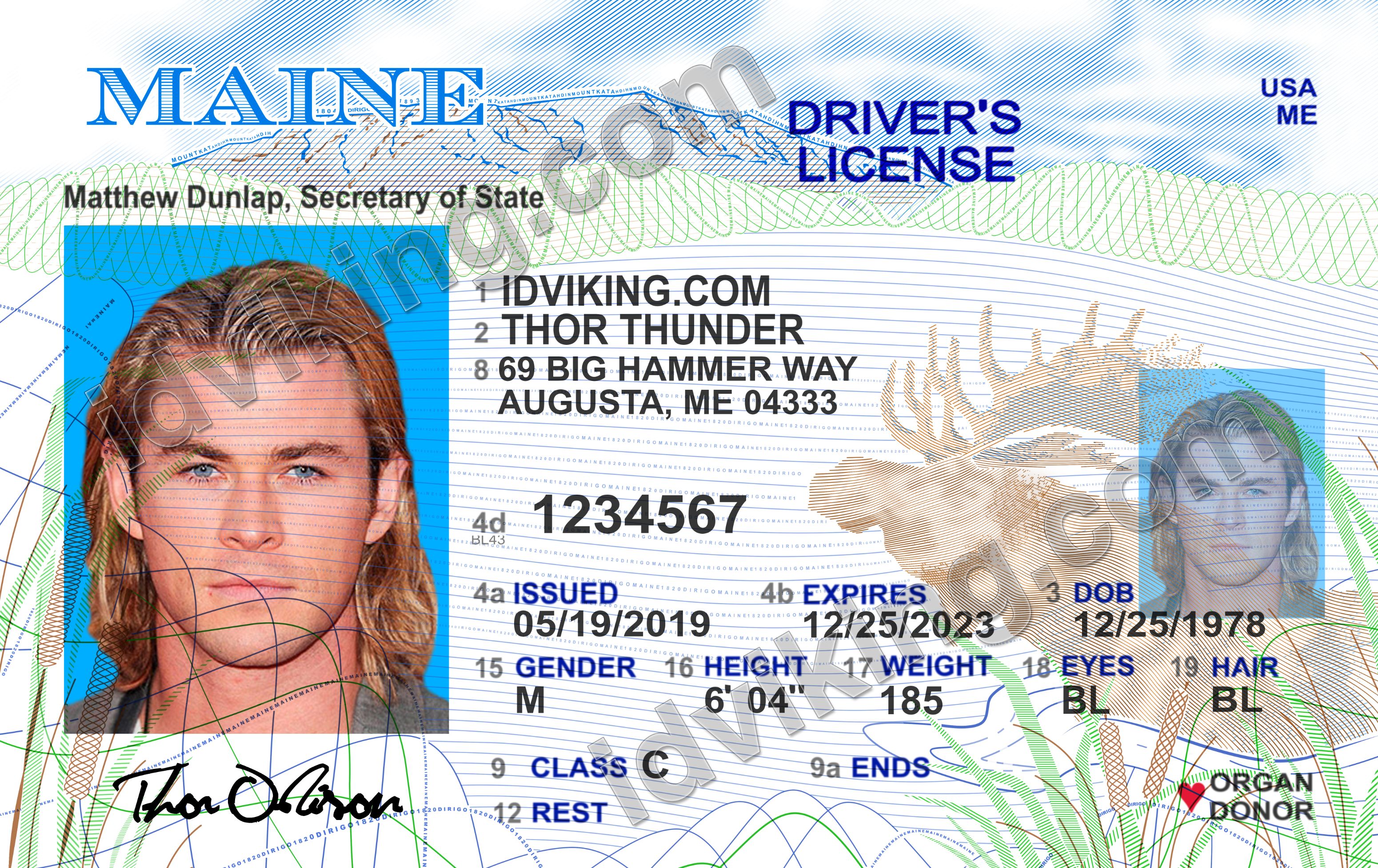 How To Make A Maine Fake Id