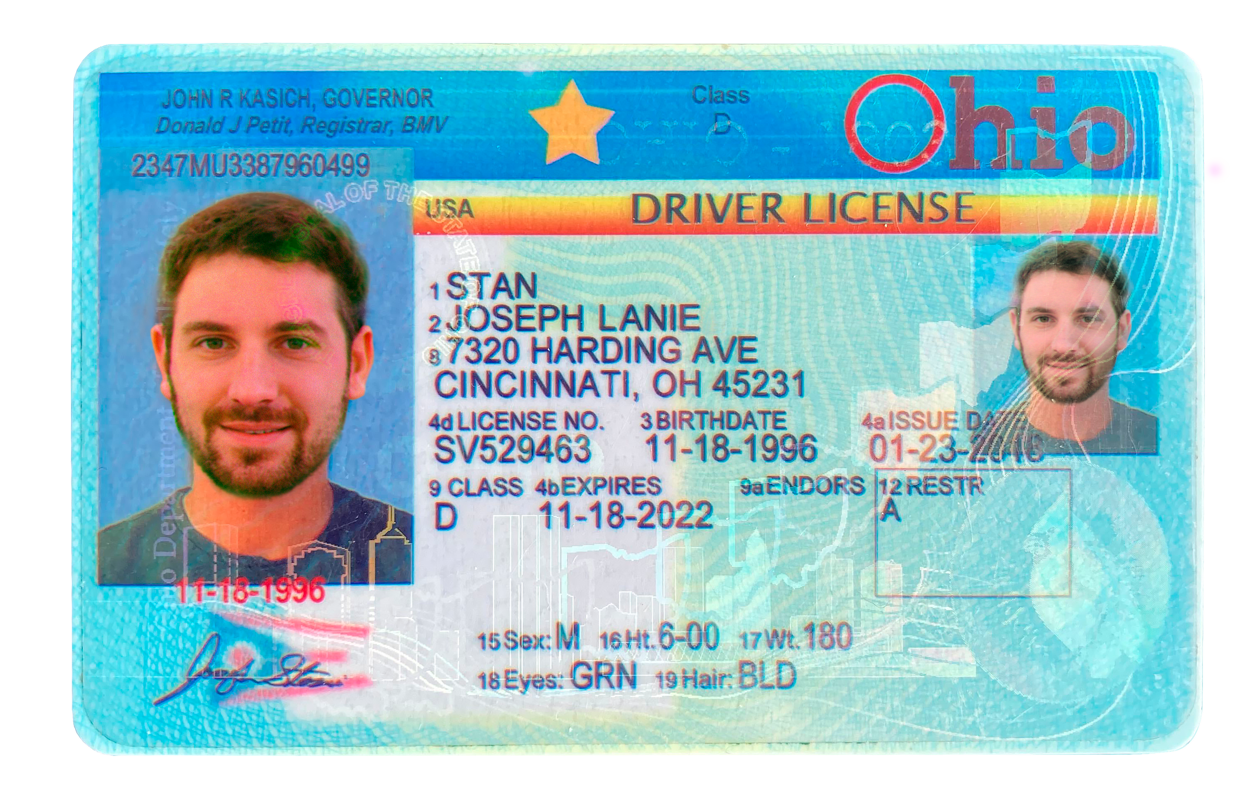 Idaho Scannable fake id