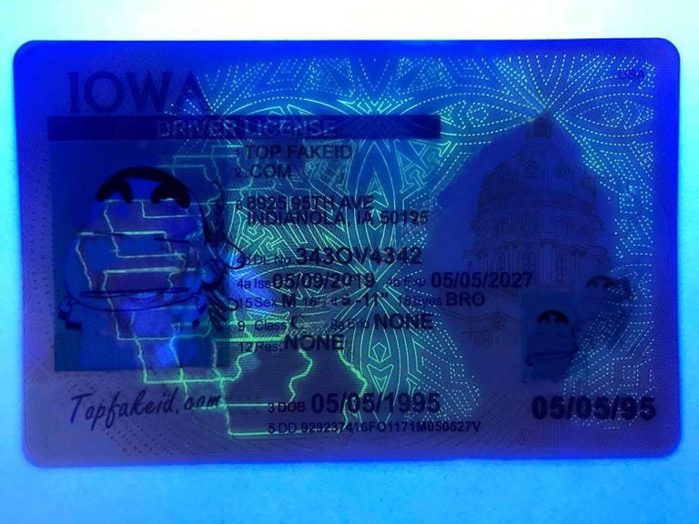 Iowa Fake Id Templates