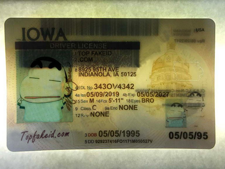 Iowa Scannable fake id