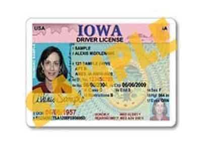 Iowa Scannable fake id