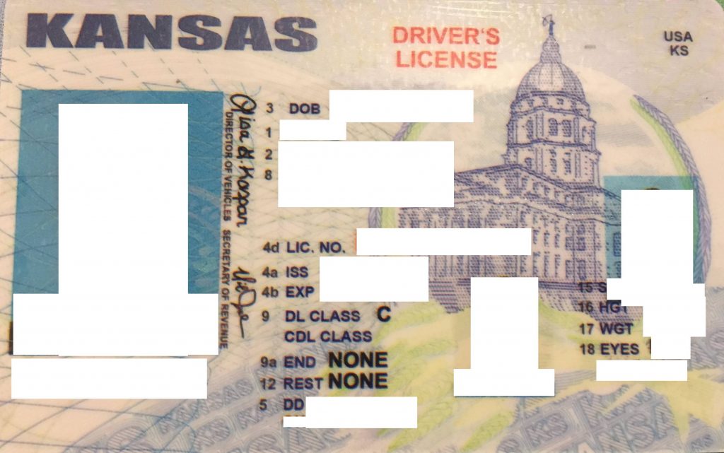 kansas fake id