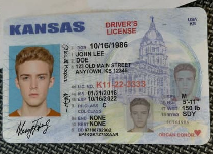 Kansas fake id