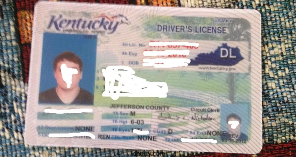 Kentucky Fake Id Templates