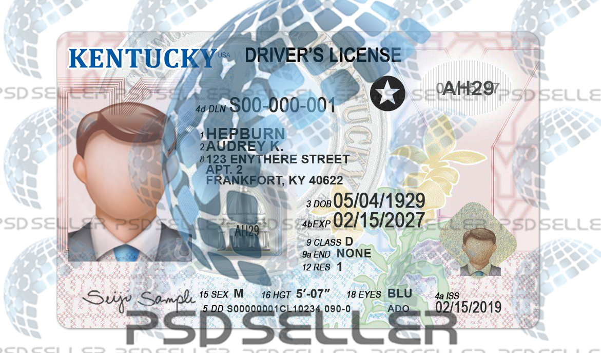 Kentucky Fake Id Templates