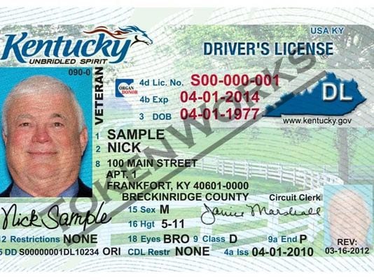 Kentucky Fake Id Templates