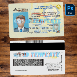 Louisiana Fake Id Templates