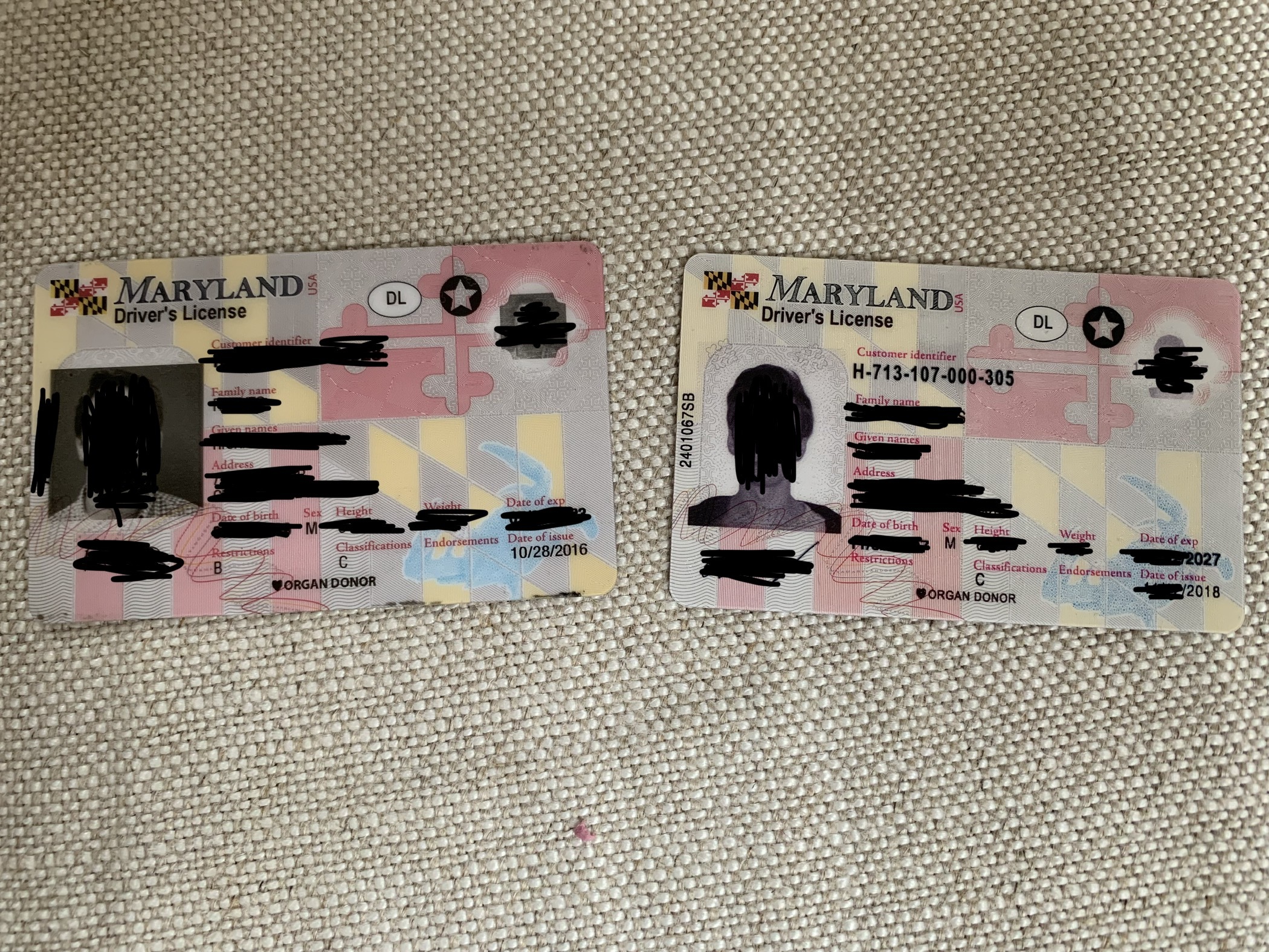 maryland fake id