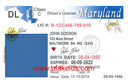 maryland fake id