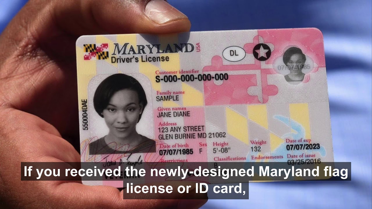 Maryland Scannable fake id