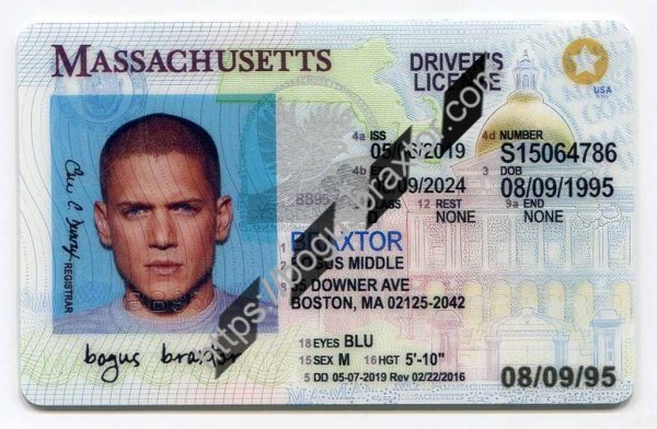 Massachusetts fake id